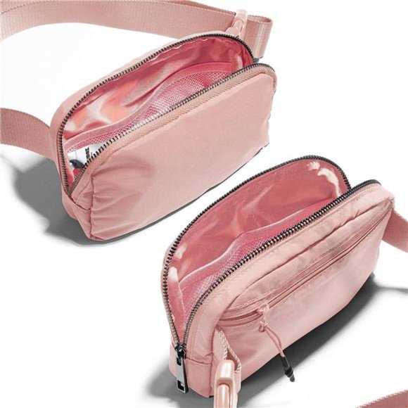 Unisex Mini Belt Bag with Adjustable Strap Small Waist Pouch for Workout Running - Picture 4 of 6